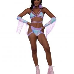 Rolita Couture Pastel Tie-Dye Butterfly Kisses Wrap Top 12 Rolita Couture Pastel Tie-Dye Butterfly Kisses Wrap Top