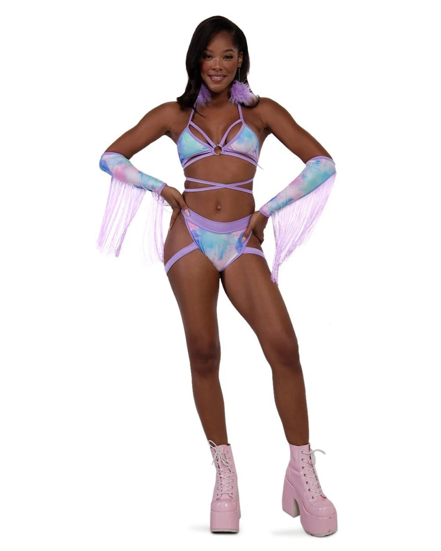 Rolita Couture Pastel Tie-Dye Butterfly Kisses Wrap Top 3 Rolita Couture Pastel Tie-Dye Butterfly Kisses Wrap Top