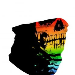 INTO THE AM Rainbow Skeleton Seamless Mask Bandana
