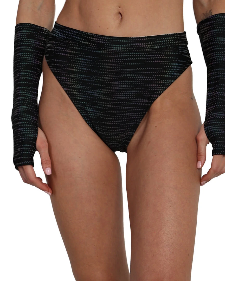 Dippin Daisies Bottoms Rainbow Glow Reflective High Cut Booty Shorts 2 Dippin Daisies Bottoms Rainbow Glow Reflective High Cut Booty Shorts