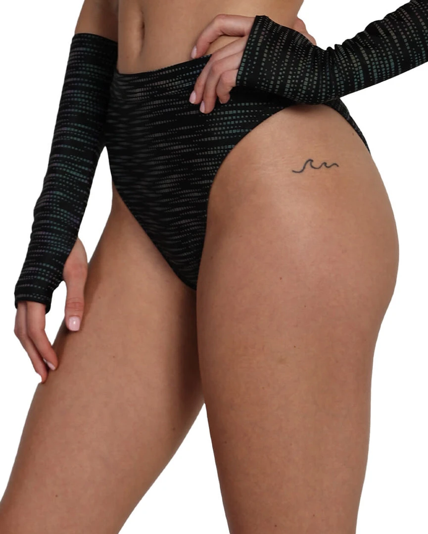 Dippin Daisies Bottoms Rainbow Glow Reflective High Cut Booty Shorts 3 Dippin Daisies Bottoms Rainbow Glow Reflective High Cut Booty Shorts