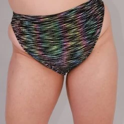 Dippin Daisies Bottoms Rainbow Glow Reflective High Cut Booty Shorts 15 Dippin Daisies Bottoms Rainbow Glow Reflective High Cut Booty Shorts