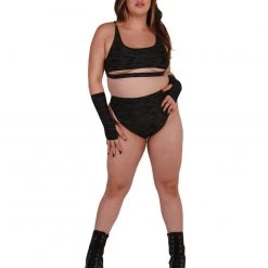 Dippin Daisies Rainbow Glow Reflective Underboob Crop Top Tops 19 Dippin Daisies Rainbow Glow Reflective Underboob Crop Top Tops