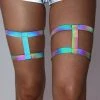 Andrew - Agent Rainbow Reflective Leg Garters