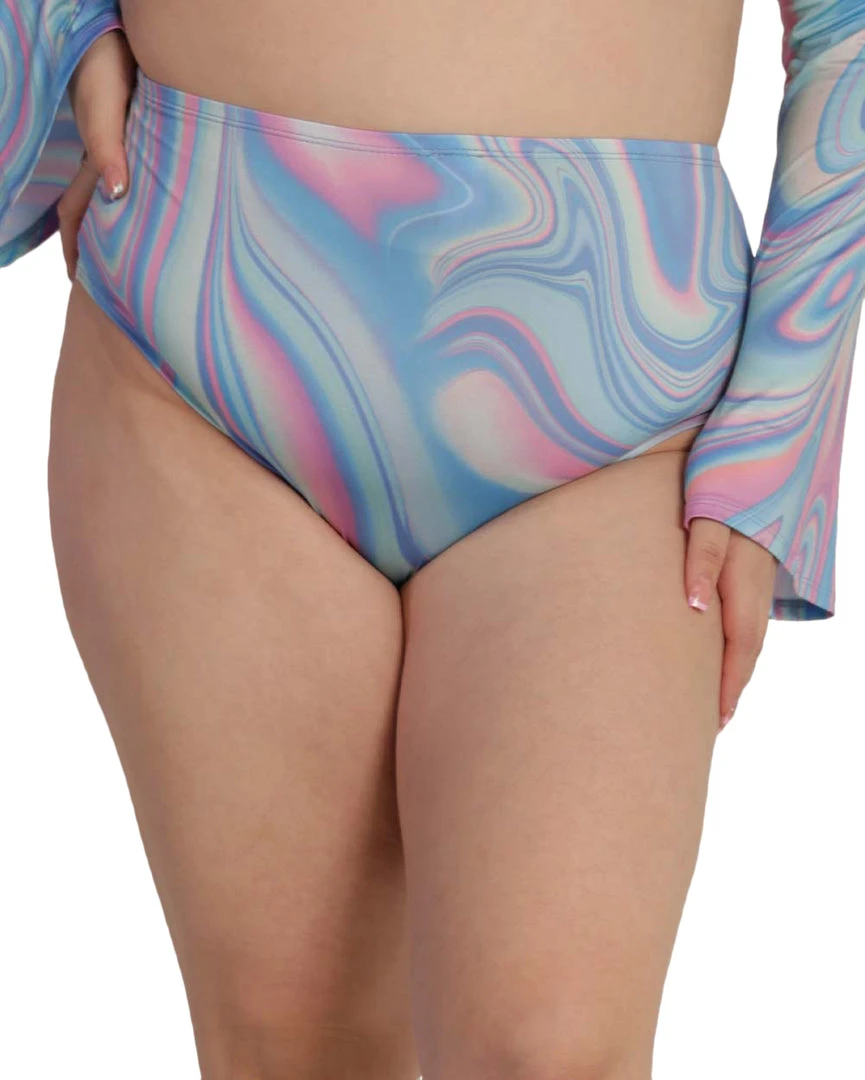 Cherry Mellow, Inc. Rainbow Swish High-Waisted Bottoms 5 Cherry Mellow, Inc. Rainbow Swish High-Waisted Bottoms