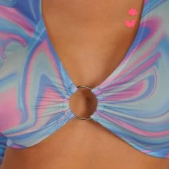 Cherry Mellow, Inc. Rainbow Swish O-Ring Top 16 Cherry Mellow, Inc. Rainbow Swish O-Ring Top