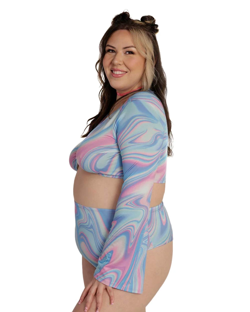 Cherry Mellow, Inc. Rainbow Swish O-Ring Top 9 Cherry Mellow, Inc. Rainbow Swish O-Ring Top