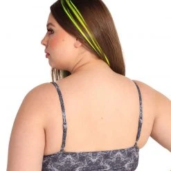 Dippin Daisies Recycled Fabric Enchanted Flower Underboob Crop Top Clothing