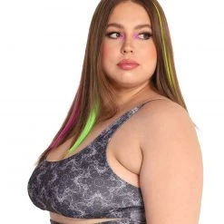 Dippin Daisies Recycled Fabric Enchanted Flower Underboob Crop Top Clothing