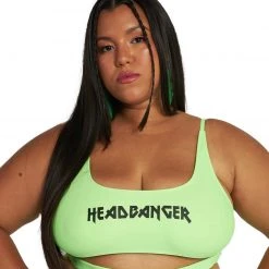 Dippin Daisies Recycled Fabric Headbanger Cut-Out Top