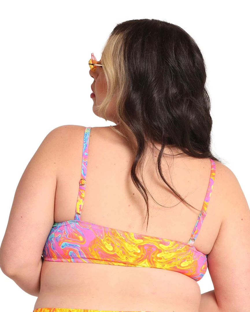 Dippin Daisies Recycled Fabric Liquid Rainbow Underboob Cutout Top 10 Dippin Daisies Recycled Fabric Liquid Rainbow Underboob Cutout Top