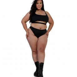 Dippin Daisies Recycled Fabric Malibu BB Cutout Crop Top