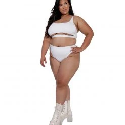 Dippin Daisies Recycled Fabric Malibu BB Cutout Crop Top