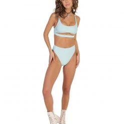 Dippin Daisies Recycled Fabric Malibu BB Cutout Crop Top