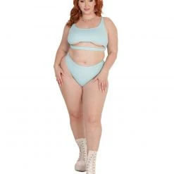 Dippin Daisies Recycled Fabric Malibu BB Cutout Crop Top