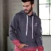 INTO THE AM Red Horizon Tie-Dye Hoodie Men
