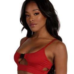 Day G Red As A Cherry Cut Out Speed Clasp Top Clothing 13 Day G Red As A Cherry Cut Out Speed Clasp Top Clothing