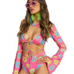 Cherry Mellow, Inc. Clothing Retro Trip Daisy O-Ring Bikini Top 13 Cherry Mellow, Inc. Clothing Retro Trip Daisy O-Ring Bikini Top