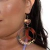 Accessories Rolita Couture Rainbow Equality Peace Earrings