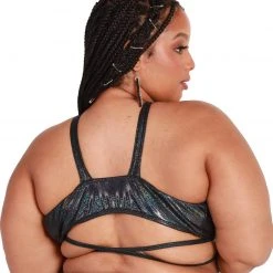 Rolita Couture Goddess Wrap Top Clothing