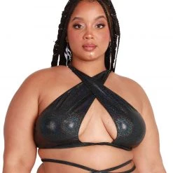 Rolita Couture Goddess Wrap Top Clothing