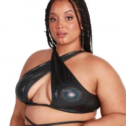 Rolita Couture Goddess Wrap Top Clothing