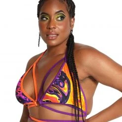 Rolita Couture Hazard Bath Butterfly Kisses Wrap Top New Arrivals