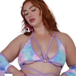 Rolita Couture Pastel Tie-Dye Butterfly Kisses Wrap Top 15 Rolita Couture Pastel Tie-Dye Butterfly Kisses Wrap Top