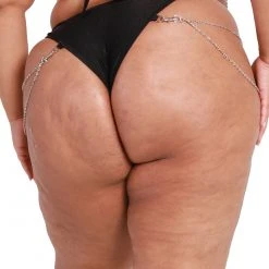 Rolita Couture X IHR Black Bootylicious Chain Thong Bottoms 35 Rolita Couture X IHR Black Bootylicious Chain Thong Bottoms