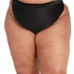 Rolita Couture X IHR Black Bootylicious Chain Thong Bottoms 31 Rolita Couture X IHR Black Bootylicious Chain Thong Bottoms