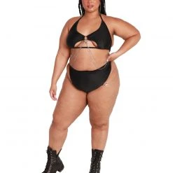 Rolita Couture X IHR Black Bootylicious Chain Thong Bottoms 33 Rolita Couture X IHR Black Bootylicious Chain Thong Bottoms