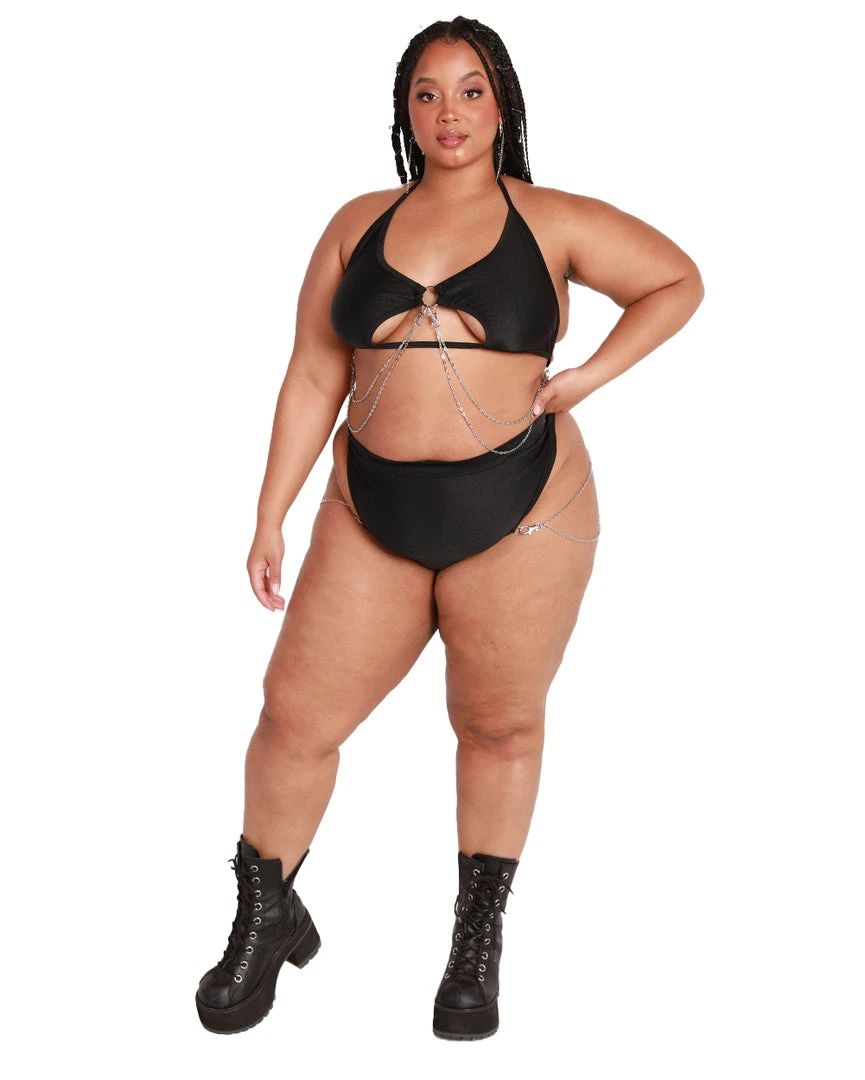 Rolita Couture X IHR Black Bootylicious Chain Thong Bottoms 16 Rolita Couture X IHR Black Bootylicious Chain Thong Bottoms