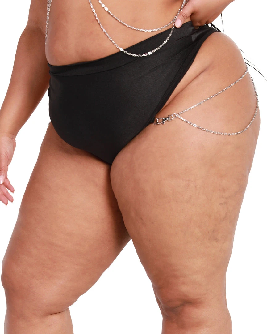 Rolita Couture X IHR Black Bootylicious Chain Thong Bottoms 17 Rolita Couture X IHR Black Bootylicious Chain Thong Bottoms