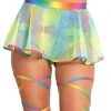 New Arrivals Roma Happy Pride Mesh Mini Skirt