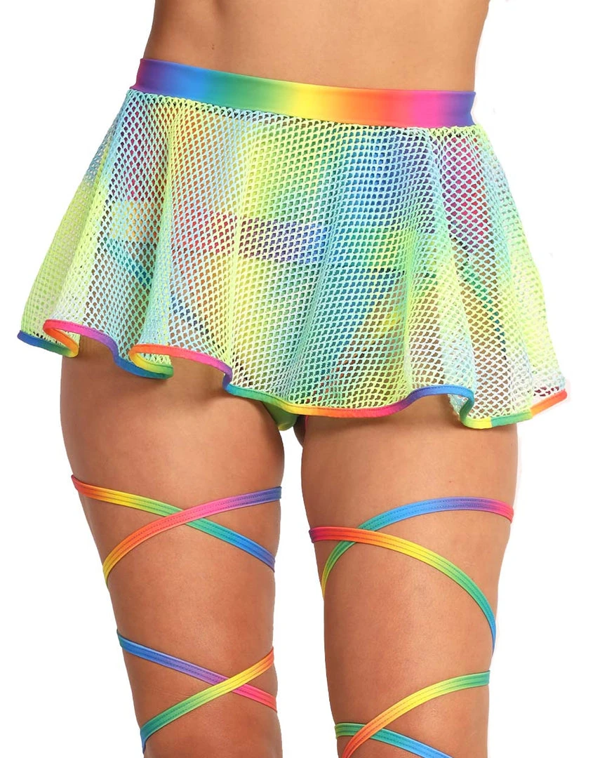 New Arrivals Roma Happy Pride Mesh Mini Skirt 1 New Arrivals Roma Happy Pride Mesh Mini Skirt