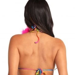 Roma Happy Pride Mesh Triangle Top