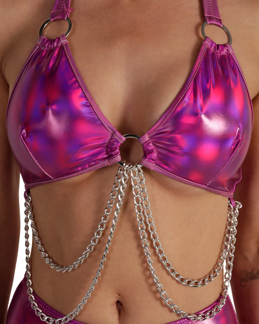 Roma X IHR Holosexual Chain Halter Top Clothing 11 Roma X IHR Holosexual Chain Halter Top Clothing