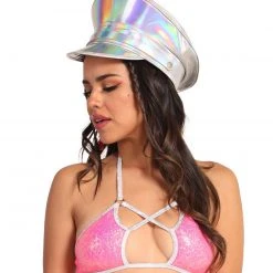 New Arrivals Roma She's So Lucky Sequin Bikini Top