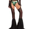 Roma Wicked Thing Mesh Bell Bottom Chaps