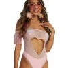 Roma X IHR Be Mine Cutout Mesh Bodysuit
