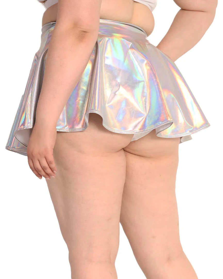 Clothing Roma Extragalactic Holo Skater Skirt 7 Clothing Roma Extragalactic Holo Skater Skirt