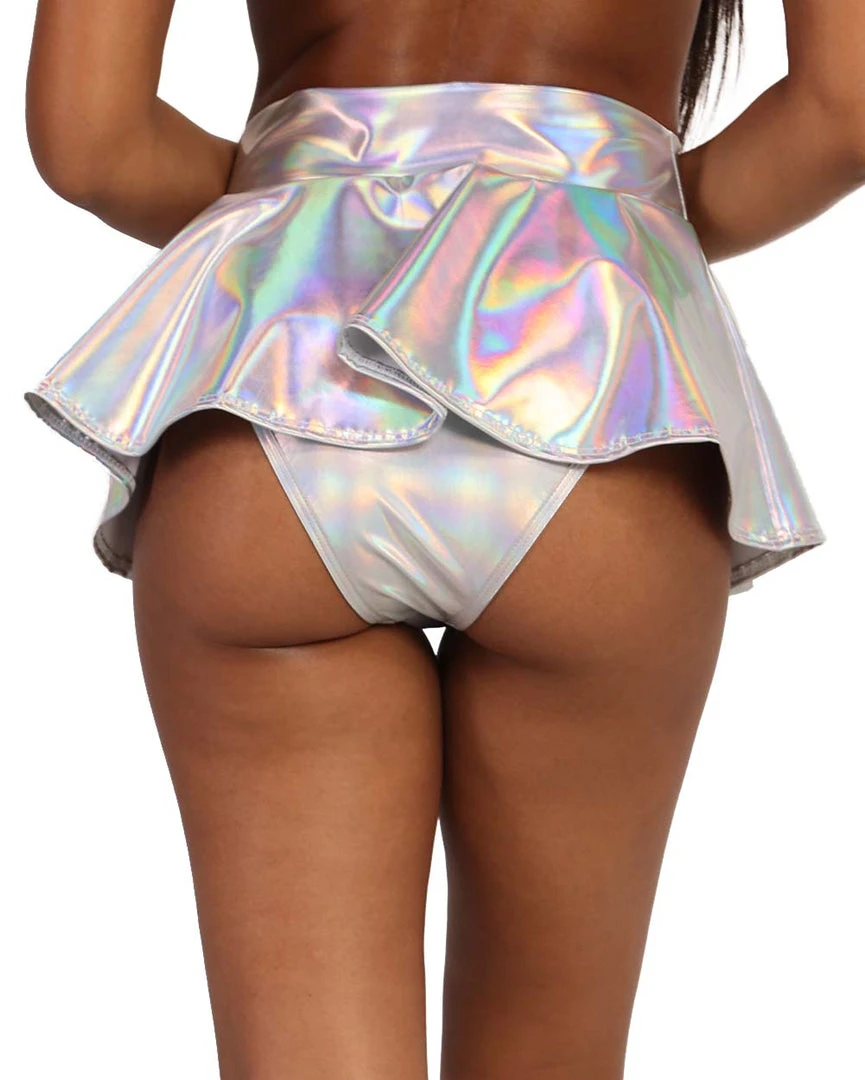Clothing Roma Extragalactic Holo Skater Skirt 3 Clothing Roma Extragalactic Holo Skater Skirt