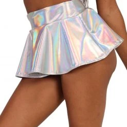 Clothing Roma Extragalactic Holo Skater Skirt