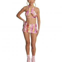 Bottoms Roma X IHR Roma Multicolored Thrillz Skirt 13 Bottoms Roma X IHR Roma Multicolored Thrillz Skirt