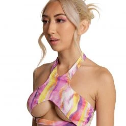 Roma X IHR Roma Multicolored Thrillz Halter Top Tops 14 Roma X IHR Roma Multicolored Thrillz Halter Top Tops