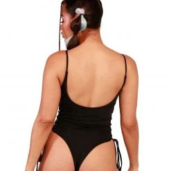 Hot & Delicious Black Bead Clothing Saucy Spectacular Playsuit