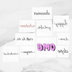 INKED By Dani Accessories The Sayings Temporary Tattoo Pack