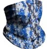 INTO THE AM Masks & Bandanas Digi Blue Camo Seamless Mask Bandana