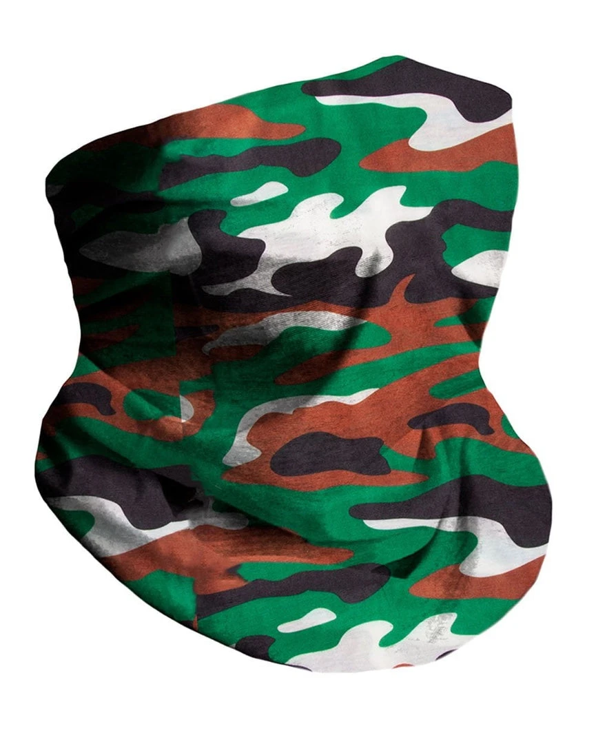 INTO THE AM Green Camo Seamless Mask Bandana Masks & Bandanas 1 INTO THE AM Green Camo Seamless Mask Bandana Masks & Bandanas