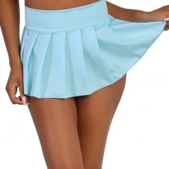 Body Language Clothing See U After Class Pleated Mini Skirt